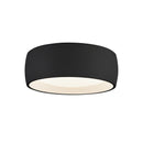 Savile 6-in Black LED Flush Mount - FM82106-BK