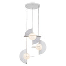 Scorpio 27-in Polished Nickel/Opal Glass LED Chandelier - CH65127-PN/OP-UNV