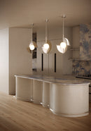 Scorpio 16-in Polished Nickel/Opal Glass LED Pendant - PD65116-PN/OP-UNV