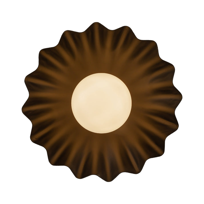 Soleil 10-in Matte Black/Opal Glass LED Wall/Vanity Light - WV436910MBOP-3WCCT-UNV