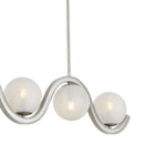 Spherical Linear chandelier 5 lights brushed nicke - SRI551BN