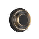 Stephord 4-in Black/Clear Glass LED Wall Sconce - WS97204-BK/CL