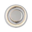 Stephord 4-in Chrome/Clear Glass LED Wall Sconce - WS97204-CH/CL