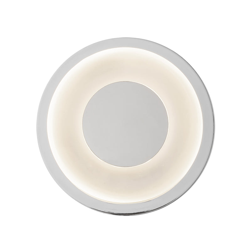 Stephord 4-in Chrome/Frosted Glass LED Wall Sconce - WS97204-CH/FR