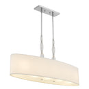 Stone Linear chandelier 5 lights polished chro - STON542C