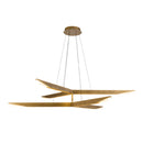 Tachi 42-in Vintage Brass LED Chandelier - CH64242-VB-UNV-010