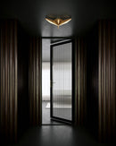 Tachi 18-in Vintage Brass LED Flush Mount - FM64218-VB