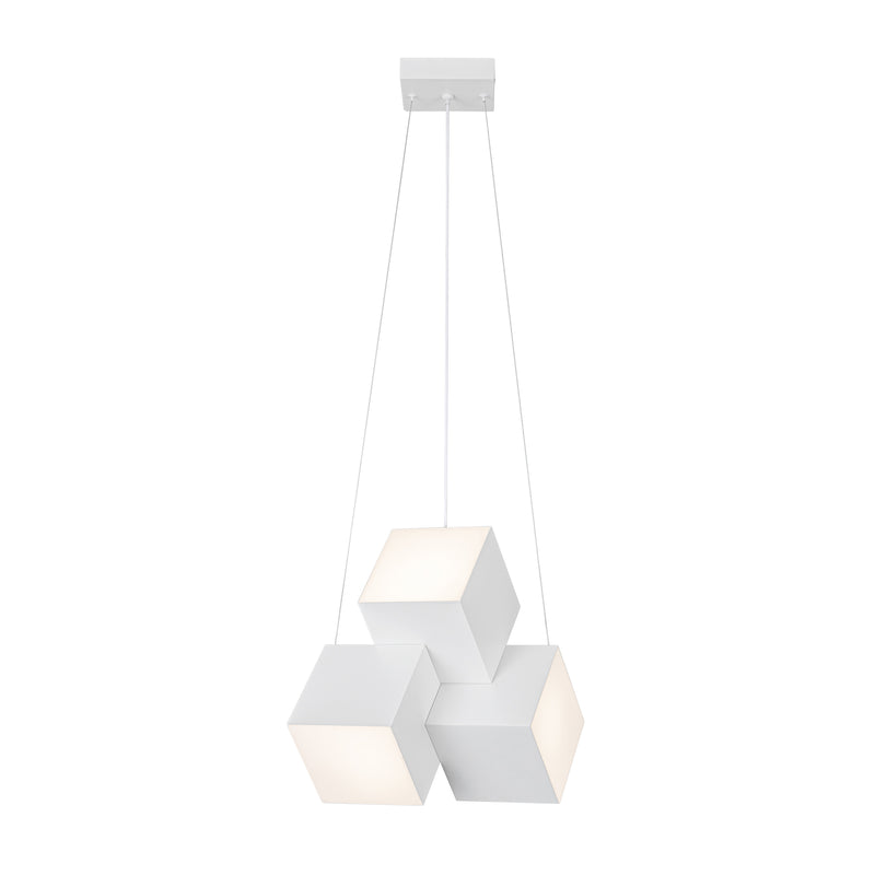 Tetra 16-in White LED Pendant - PD20616-WH-UNV