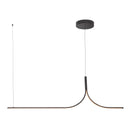 Thread 5-ft Black LED Linear Pendant - LP17905-BK-UNV-010