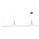 Thread 10-ft Black LED Linear Pendant - LP17910-BK-UNV-010