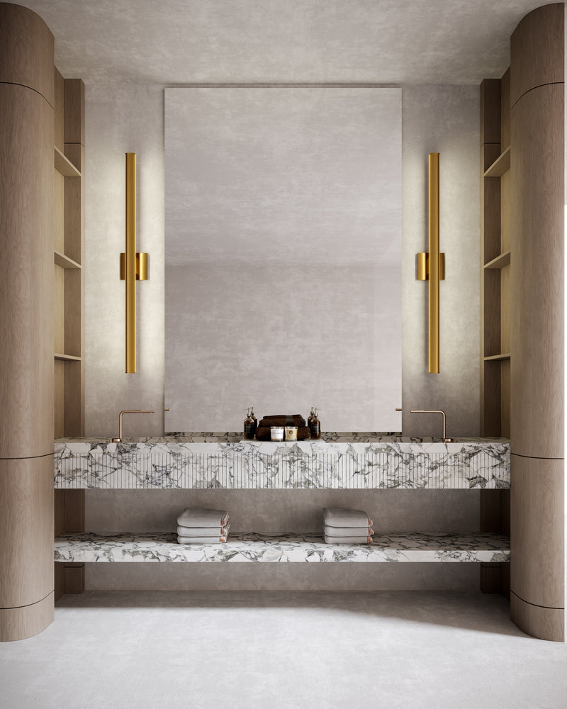 Vera 52-in Brushed Gold LED Vanity Light - VL20353-BG