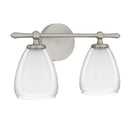 Vivienne Bath 2 lights brushed nickel - VIV8616BN