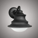 Led Exterior Wall Sconce VOW1700-3CT-BK-W