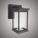 Led Exterior Wall Sconce VOW1820-3CT-BK-W