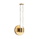 RIPLEY - Aged Gold Brass wall  light - W31801AG