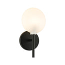 PEONY - Matte Black wall  light - W33701MB