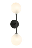 PEONY - Matte Black wall  light - W33712MB