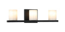 LINDY - Matte Black vanity 3 light - W42903MB