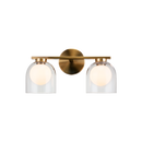 Derbishone - vanity 2 light - W60702AGCL