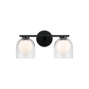 Derbishone - vanity 2 light - W60702BKCL