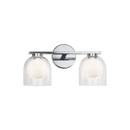 Derbishone - Chrome vanity 2 light - W60702CHCL