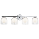 Derbishone - Chrome vanity 4 light - W60704CHCL