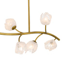 Walker Linear chandelier 10 lights vintage bras - WALK1048PVB