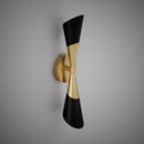 21-in Wall Sconce WS1109-2AB/BK