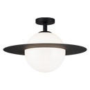SATURN - semi flush light - X60411BKOP