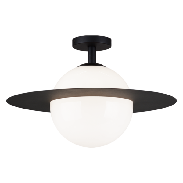 SATURN - semi flush light - X60411BKOP