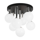 Stellar - semi flush light - X75307BKOP