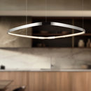 Yukon 40-in Polished Nickel LED Pendant - PD78040-PN-UNV