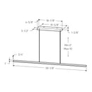 Current - Linear LED Pendant - SLPD60-CC-BK