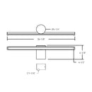 Balance - LED Vanity LED light - VCC36-CC-BG