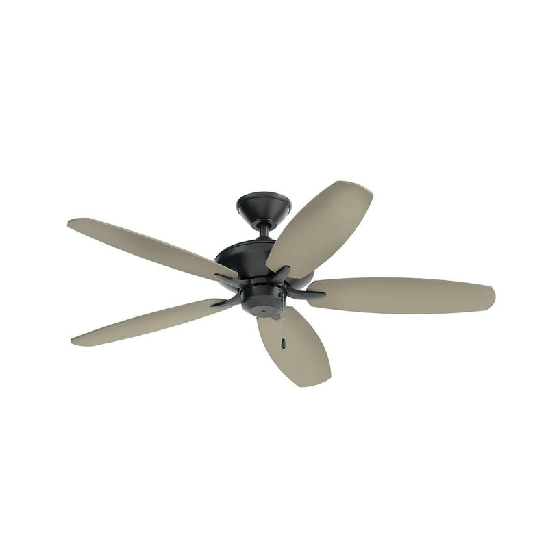 52 Inch Renew Patio Fan Satin Black - 330165SBK