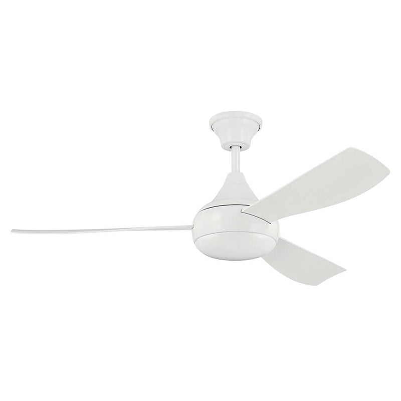 Ample - White Ceiling Fan  54" - 310354WH