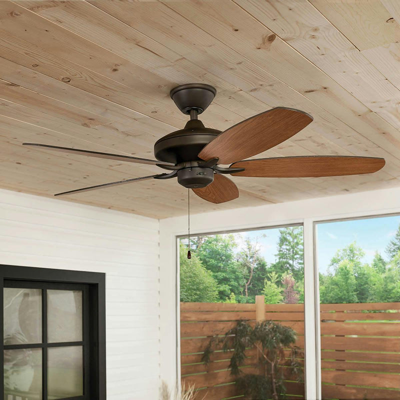 52 Inch Renew Patio Fan Satin Natural Bronze - 330165SNB