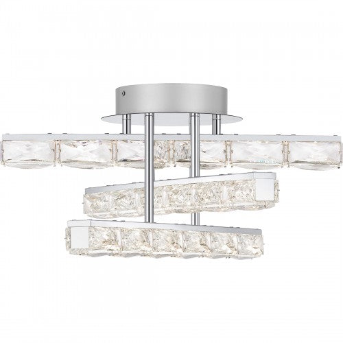 Comet - Semi flush mount LED chrome - PCCME1718C