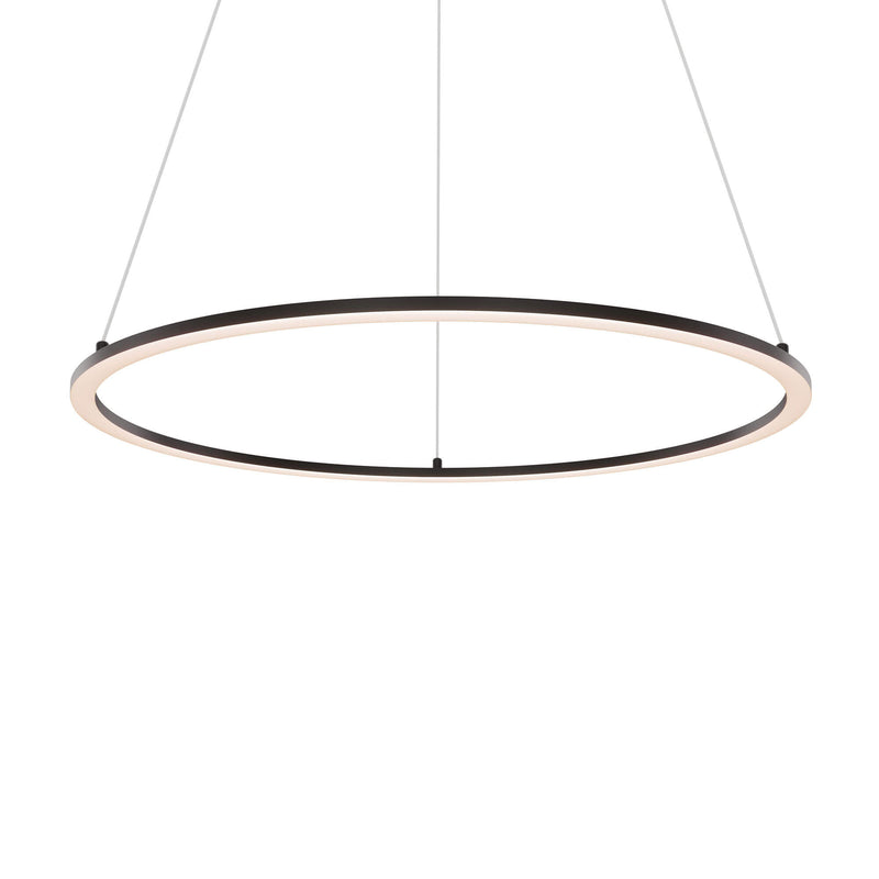 Circa - LED 24" black pendant - RGPD24-CC-BK