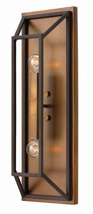 SCONCE FULTON - Two Light Sconce - 3330BZ