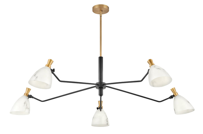 33795hb - chandelier Heritage Brass - www.donslighthouse.ca