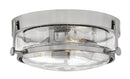 3640bn-cs - flush mount Brushed Nickel with Clear Seedy glass - www.donslighthouse.ca