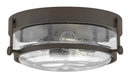 3640oz-cs - flush mount Oil Rubbed Bronze with Clear Seedy glass - www.donslighthouse.ca