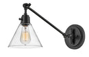 3690bk-cl - wall light Black with Clear glass - www.donslighthouse.ca