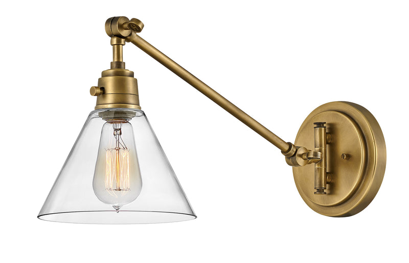 3690hb-cl - wall light Heritage Brass with Clear glass - www.donslighthouse.ca