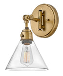 3691hb-cl - wall light Heritage Brass with Clear glass - www.donslighthouse.ca