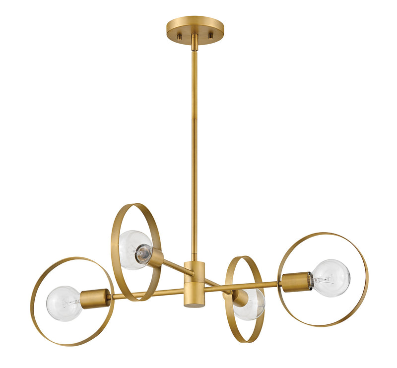 37294lcb - chandelier Lacquered Brass - www.donslighthouse.ca