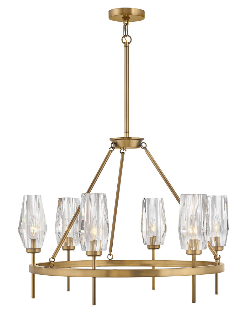 38255hb - chandelier Heritage Brass - www.donslighthouse.ca