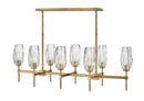 38256hb - linear chandelier Heritage Brass - www.donslighthouse.ca