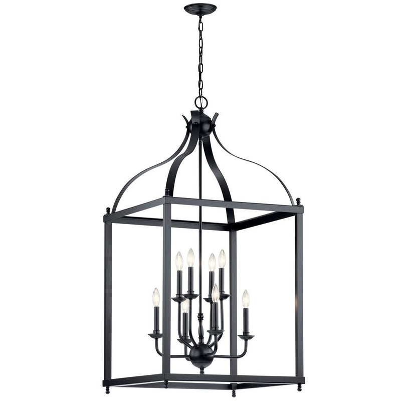 Larkin - chandelier multi tier 8lt - 42591BK